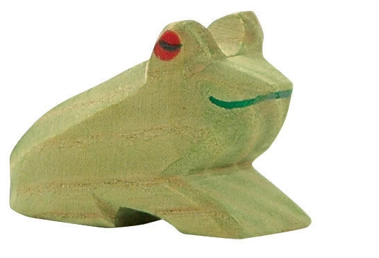 Ostheimer Ostheimer Houten Speelfiguren - Kikker Zittend 3 Ostheimer Ostheimer Houten Speelfiguren - Kikker Zittend