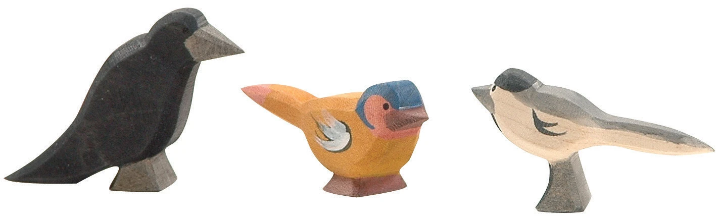 Ostheimer Ostheimer Houten Speelfiguren - Kwikstaart 3 Ostheimer Ostheimer Houten Speelfiguren - Kwikstaart