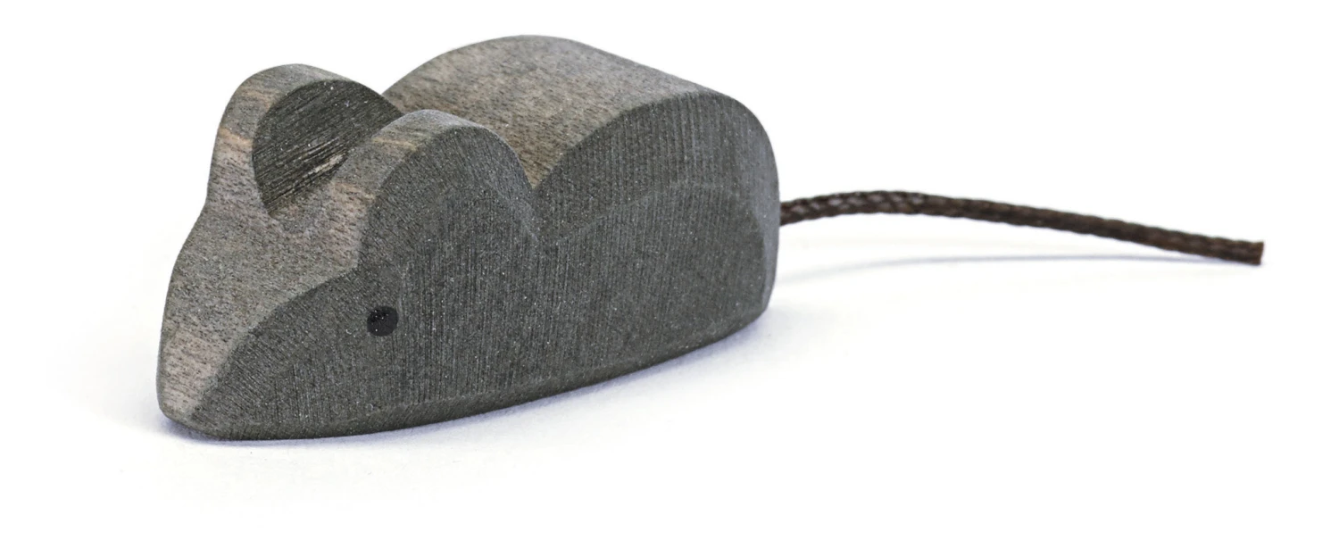 Ostheimer Ostheimer Houten Speelfiguren - Muis 3 Ostheimer Ostheimer Houten Speelfiguren - Muis