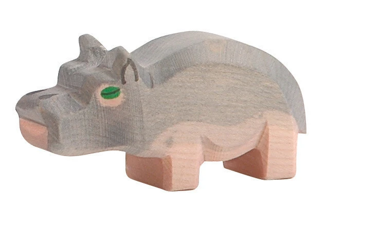 Ostheimer Ostheimer Houten Speelfiguren - Nijlpaard Klein 3 Ostheimer Ostheimer Houten Speelfiguren - Nijlpaard Klein