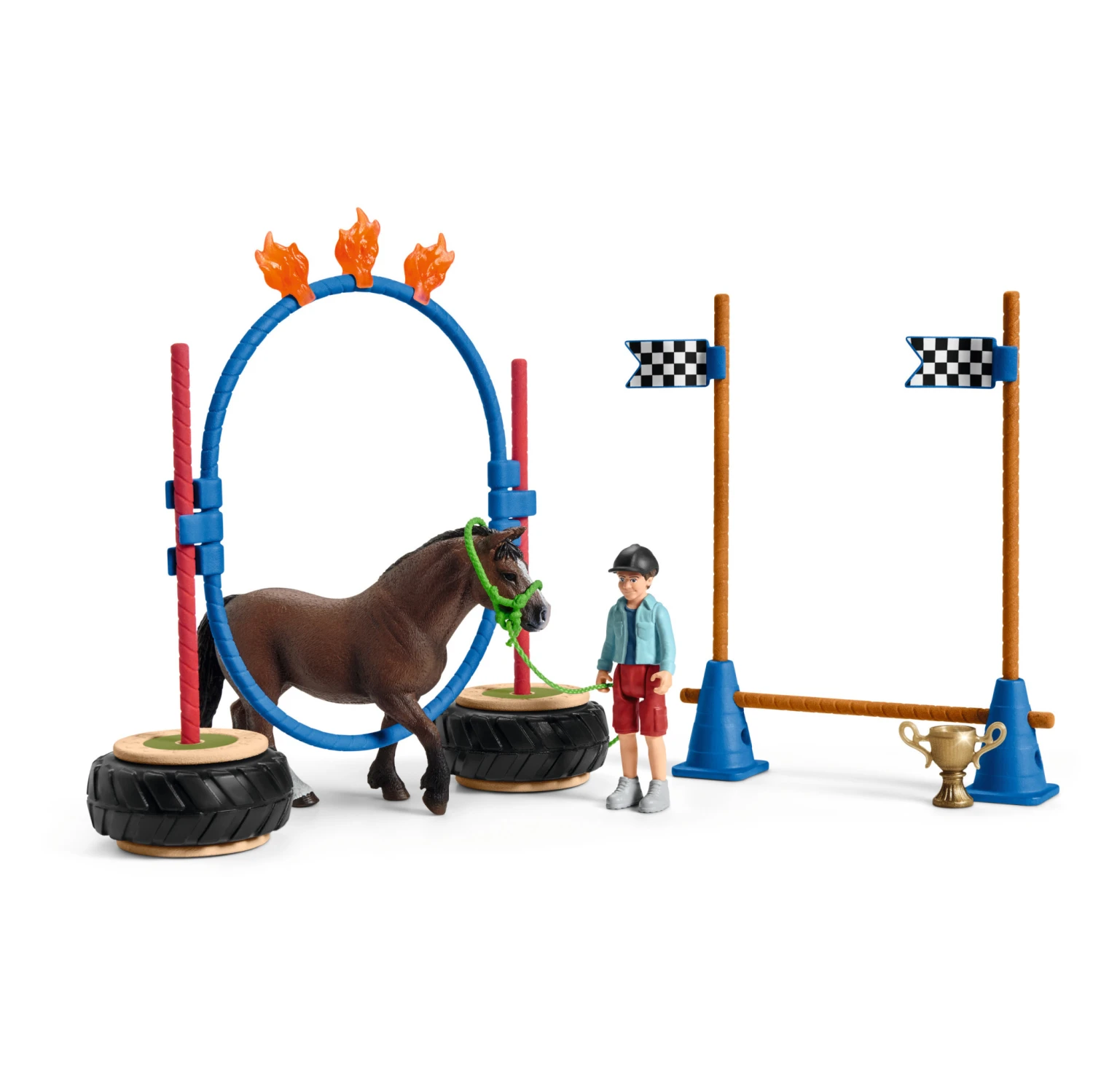 Schleich Schleich Farm World - Pony Agility Wedstrijd 3 Schleich Schleich Farm World - Pony Agility Wedstrijd