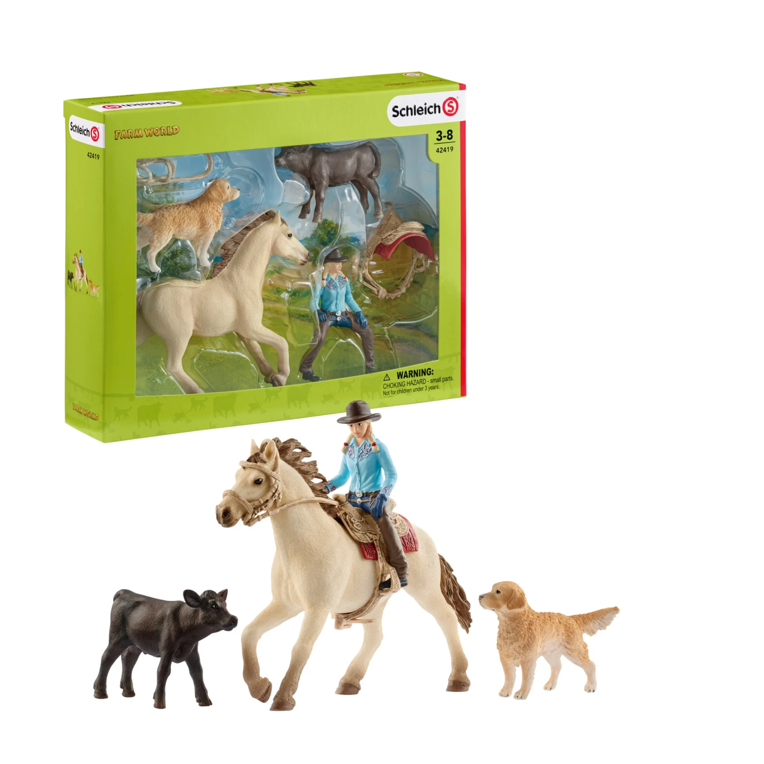 Schleich Schleich Farm World - Western Boerderij 4 Schleich Schleich Farm World - Western Boerderij - Afbeelding 2