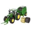 Siku 3838 - John Deere 6210R Met Balenpers 1:32 -Speelgoed Promotie siku siku 3838 john deere 6210r met balenpers 132