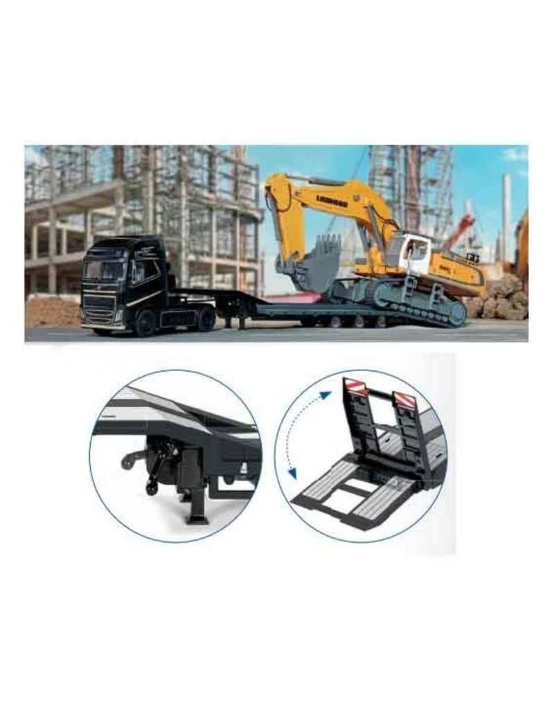 Siku 6744 - Dieplader 3-asser Siku Control 1:32 4 Siku 6744 - Dieplader 3-asser Siku Control 1:32 - Afbeelding 2