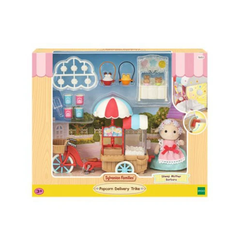 Sylvanian Families Popcorn Delivery Trike - Popcornkraam 3 Sylvanian Families Popcorn Delivery Trike - Popcornkraam