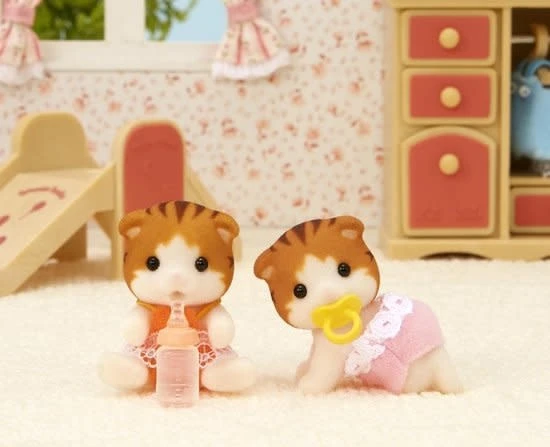 Sylvanian Families (UA) Sylvanian Families - Tweeling Esdoornkat 4 Sylvanian Families (UA) Sylvanian Families - Tweeling Esdoornkat - Afbeelding 2